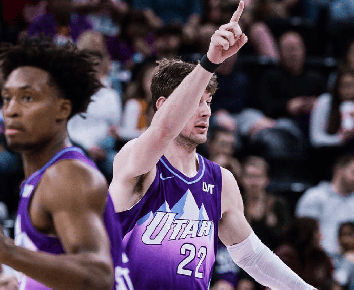 爵士vs掘金，关键三分球定胜负